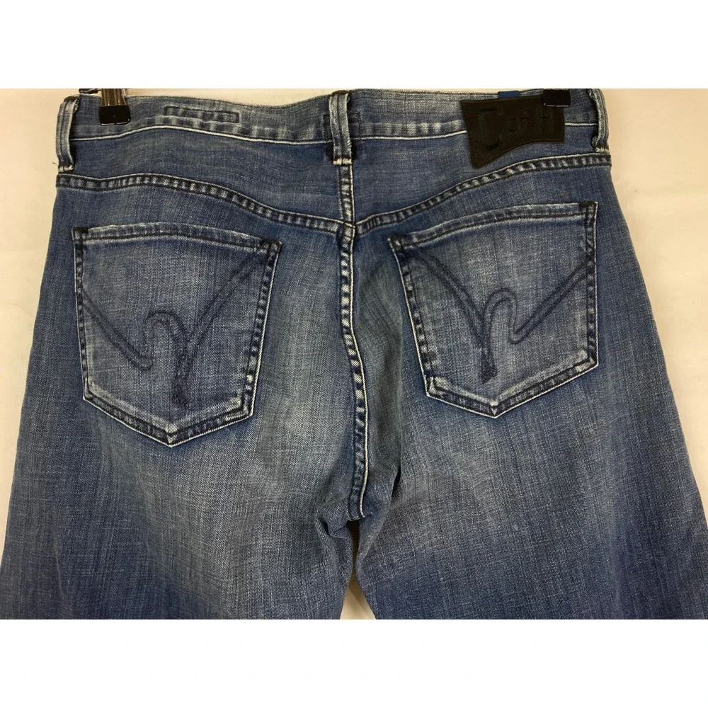 Citizens of Humanity Perfect Jeans Mens 34 X 30 Blue Straight Leg Stretch USA